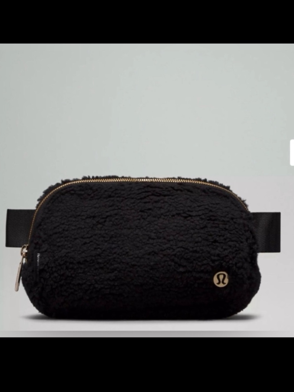 NWOT Lululemon Black Sherpa Everywhere Belt Bag